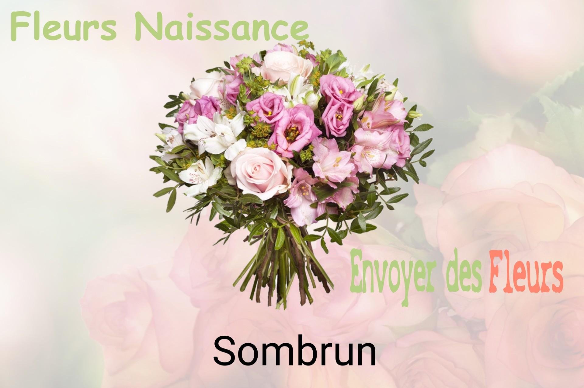Bouquet de fleurs de naissance livré à Sombrun